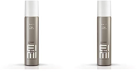 Wella EIMI Dynamic Fix Styling Spray – 45 Sekunden Haarspray für ein flexibles Styling – mit UV-Schutz-Formel und Schutz vor Feuchtigkeit und Hitze – 1 x 75 ml (Packung mit 2)
