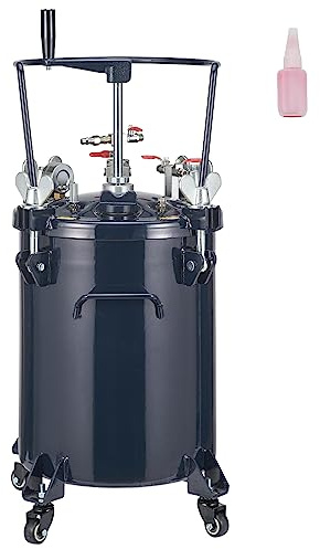 VEVOR Spray Paint Pressure Pot Tank, 30L/8gal Air Paint Pressure Pot with Manual Mixing Agitator, Leak Repair Sealant for Industry Home Decor Architecture Construction Automotive Painting, 70PSI Max