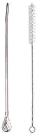 Cuchara de paja de acero inoxidable | Pajitas de filtro para beber | Agitador colador, pajitas para beber con cuchara, pajitas filtradas, cuchara de utensilios para beber, cuchara de paja para té