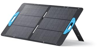 Anker SOLIX PS100 Solar Panel with Adjustable Kickstand, 100W Foldable Portable Solar Charger, IP67 Waterproof, 23% Higher Energy Conversion Efficiency, for Camping, RVs, and Blackouts