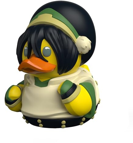 TUBBZ First Edition Toph Beifong Collectible Vinyl Rubber Duck Figure - Official Avatar: The Last Airbender Merchandise - Action TV, Film & Video Games