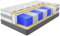 INMOKO Matelas140x190 cm, Matelas à Ressorts ensachés, Hauteur de 25 cm, Soutien en 7 Zones, Design Ergonomique,Durable, réversible, fermeté Moyenne (H3/H4)
