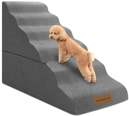 2–1 hundrepe för höga sängar 70 cm hög, 6 steg husdjur trappa/steg för små stora hundar, 30D skum husdjur hund steg för säng, hund ramp stege för gamla hundar