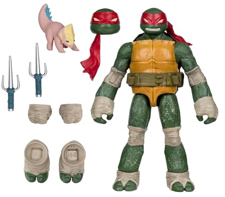 McFarlane Teenage Mutant Ninja Turtles (Page Punchers) Raphael Figura de acción de 5 Pulgadas con Juguetes de cómic