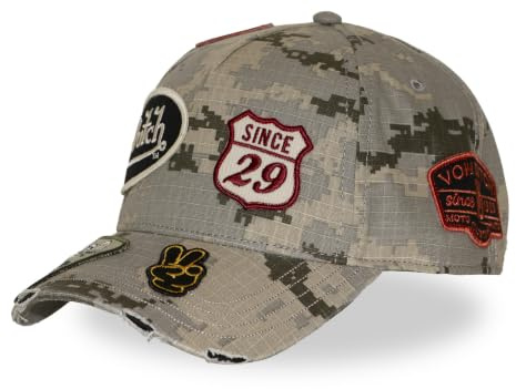 Von Dutch Casquette Homme & Femme, Baseball Kamo, Gris 03