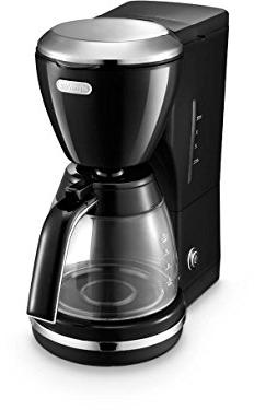 DeLonghi ICMO210.BK - Cafetera (Independiente, Cafetera de filtro, 1,25 L, 1000 W, Negro)