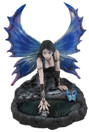 Nemesis Now Immortal Flight Fairy Figurine, Blue, 18.4cm