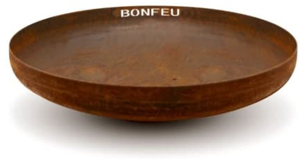 BonFeu BonBowl Brasero Extérieur - Barbecue 100 cm en Acier Corten pour des Soirées Douces