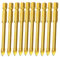 10Pcs 6mm Tungsten Tile Drill Bit Set Carbide Drill Bit Glass Ceramic Flat Spear Head Drill Bit