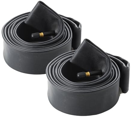 Fischer 2 cámaras de Aire para Bicicleta, 27,5 Pulgadas, estándar ETRTO: 40/62-584, válvula de Coche, 2 Unidades