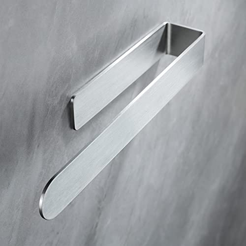 YIGII Portasciugamani Adesivo - 30 CM Porta Asciugamani Bagno Porta Salviette da Parete Bagno Acciaio Inox