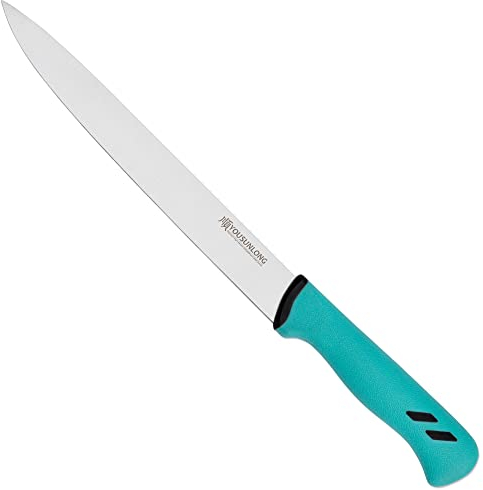 YOUSUNLONG Coltelli da sashimi - 254mm - Lama in acciaio al molibdeno ad alto tenore di carbonio - Coltello da intaglio per la lavorazione della carne da macello - Impugnatura ergonomica e antiscivolo