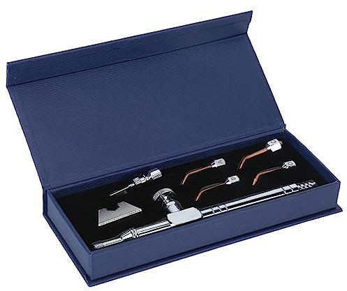 Soldador de Hierro Solderg 20 × 9 × 5 Soplete de Soldadura de Joyería de Oxígeno de Agua con 4 Puntas para el Procesamiento de Joyería