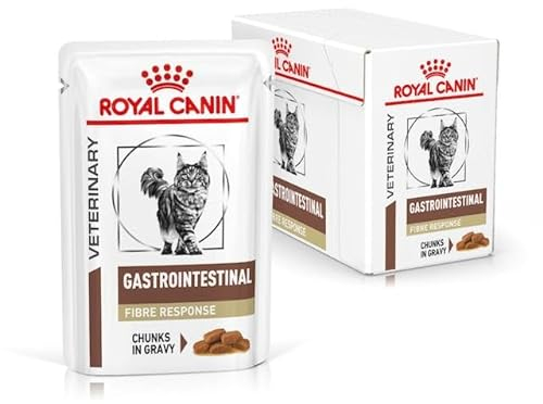Royal Canin Gastro Intestinal Fibre Response | 12 x 85 g | Diät-Alleinfuttermittel für Adulte Katzen | Für Katzen mit chronischer Verstopfung oder ähnlichen Magen-Darm-Problemen