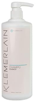 Klemerlain Champú Clásico, Fortalece e Hidrata el Cabello. Cuidado Diario con Aloe Vera, Biotina y Vitamina E. Para Todo Tipo de Pelo con Ingredientes Naturales. Vegano. 1 L.