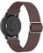 MoKo Uhrenarmbänder Kompatibel mit Garmin Venu 2S/Venu 3S/Vivoactive 4S/Vivomove 3S/Forerunner 255S/255S Music/265S, Dehnbar Nylon Armband, 18mm Elastisches Verstellbares Ersatzarmband, Rauch Lila