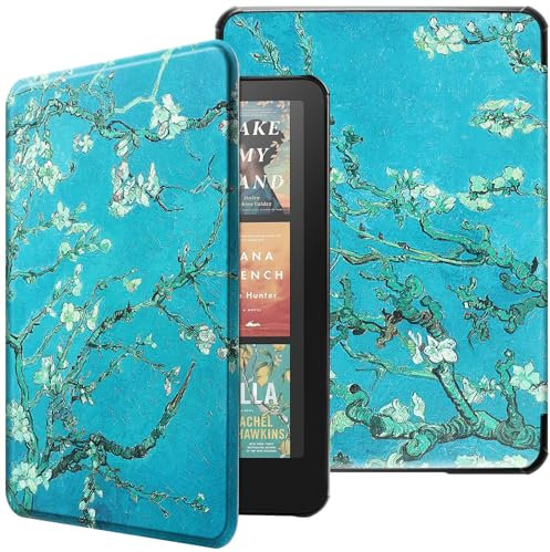 HGWALP Hülle für 7 Kindle Paperwhite (12th Generation, 2024)&Kindle Colorsoft Signature Edition (1st Gen,2024), Slim Lightweight Shell Schutzhülle mit Auto Sleep/Wake für Kindle Paperwhite 7 Zoll-AF