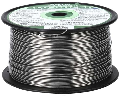 Agrarzone aluminiumtråd 400 m betesstängseltråd av aluminium – högkvalitativt betesstaket, trådsträng för betesstaket, elektriskt staket (1,8 mm)