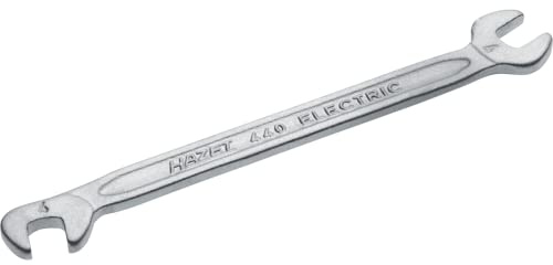 Hazet 440-4 Chiave a Forchetta Doppia, Argento, Apertura Chiave 4, Lunghezza 70 mm