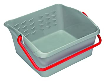 Nespoli Cubo de Pintura EasyTouch de 10 litros, Cubo de Pintura con Mango de plástico Resistente, para Superficies amplias y Uso repetido con Rodillo de Pintura, Rejilla no incluida