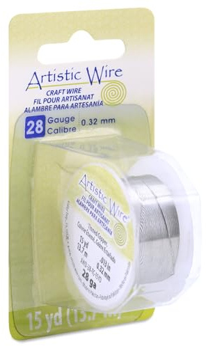 Artistic Wire 28-Gauge Tinned Copper Wire, 15-Yards by Beadalon