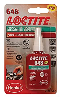 Greenstar 14021 Loctite 648 blocpresse para fijación de los rodamientos/anillos 24 ml