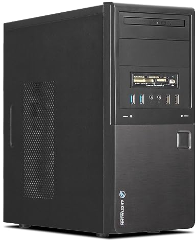 Ankermann Silent Office Business PC | Intel Core i5-4570 | 8GB RAM | 480GB SSD | 1TB HDD | Windows 10 | WLAN | MS Office 365