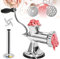 Hanchen Manual Meat Grinder Stainless Steel Sausage Maker Manual Meat Mincer Machine with 4.5/8mm Plates, Suction Cup Household Sausage Stuffing Machine