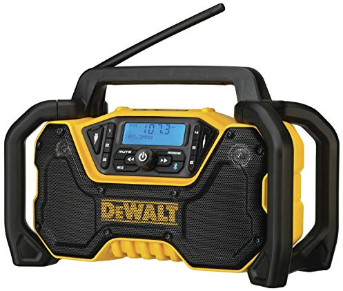 Dewalt DCR028BR 12V/20V MAX Lithium-Ion Bluetooth Cordless Jobsite Radio (Tool Only) (Renewed)