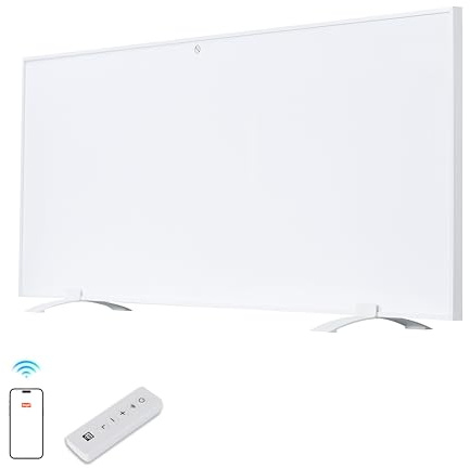 SHX Infrarot-Heizpaneel mit WiFi 1000W SHXA1000-WiFi – 1000 Watt, 11-20m², Wandmontage, WiFi, Fernbedienung, weiß