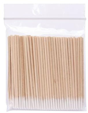 JTKREW 300 Pezzi Bastoncini da Tampone in Cotone,Tamponi di Cotone a Doppia Punta,Micro Pennelli Applicatori Ciglia,Micro Spazzole Bacchette,per Ciglia Estensioni,Trucco