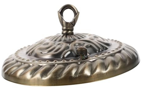 IWOWHERO Gancho y Anilla Para Placa De De Techo De Lámpara Colgante Soporte De Montaje Para Lámpara De Techo Para Instalación De Iluminación Casa o Tienda