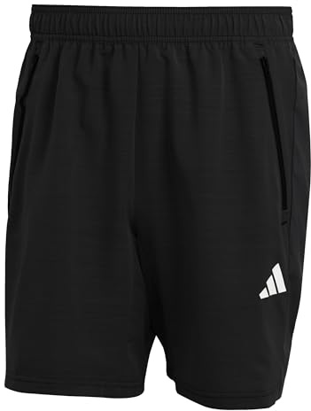 Adidas Herren Train Essentials Woven Melange Shorts, Black Melange, XXL