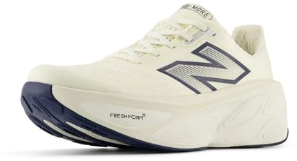 New Balance Men's Fresh Foam X More V5 Running Shoe, Angora/Sea Salt/Hot Mango, 46.5 EU