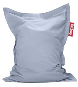 Fatboy® Junior Stonewashed Nebelblau | Original Nylon-Sitzsack | Klassisches Indoor Sitzkissen speziell für Kinder | 130 x 100 cm
