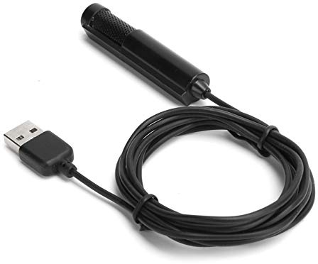 SUNGOOYUE USB-mikrofon, Rundstrålande Kondensatormikrofon för Bärbar Dator med Dammsäker Ljudabsorberande Skal, för 8 10 OS X MSN Skype QQ (Svart)