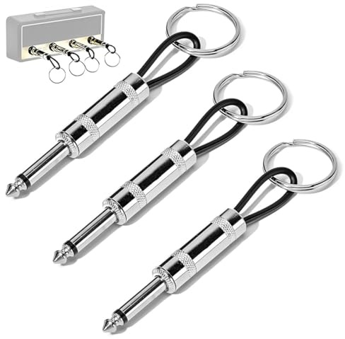 Portachiavi per Chitarra, Supporto con 3 Portachiavi, Montaggio a Parete, Materiale in Lega di Zinco, JCM800