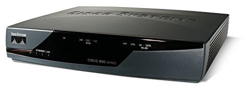Cisco CISCO836-K9-64 - Router (12 MB, 64 MB, Motorola RISC, RJ-45-ISDN BRI S/T, 100-240 W), Negro y Plateado