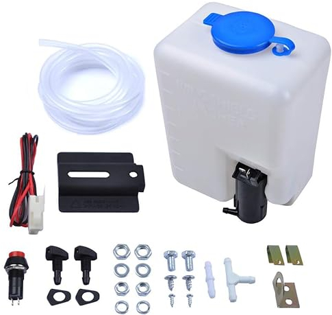 Sistema de lavado universal con bomba, depósito de agua de 12 V de Otuayauto