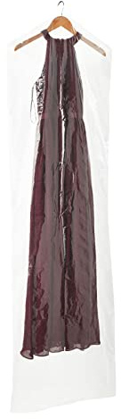 Juvale Clear Plastic Garment Bag - Dress Bags for Gowns & Dry Cleaner Covers - Hanging Clothes Organizer & Clothes Storage - 21 x 72 in, Pack of 50