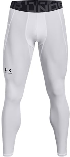 Under Armour Men UA HG Armour Leggings, Comfortable and robust gym leggings, lightweight and elastic thermal underwear with compression fit