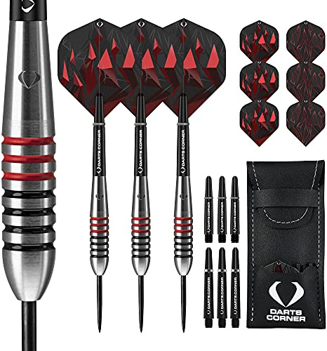 Darts Corner Astrofire Jeu de fléchettes avec Pointe en Acier 25 g