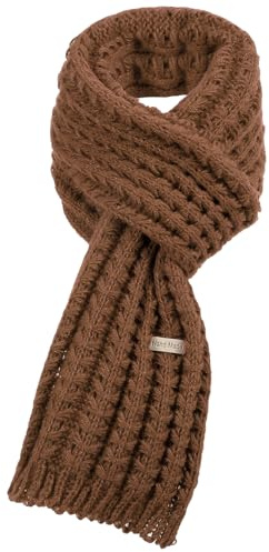 Bufanda de punto para niños, bufanda tejida para niños, bufanda de invierno para niños, calentador de cuello unisex, bufanda de color puro para niños y niñas de 2 a 10 años, color burdeos, marrón, /