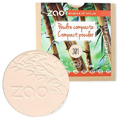 Zao - Recharge - Poudre compacte - n° 301 / Ivoire - 9 g