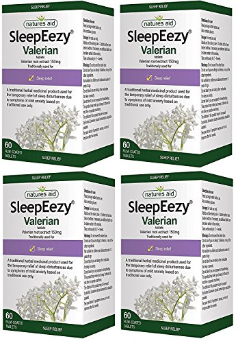 (4 PACK) - Natures Aid - SleepEezy Valerian Root Extrac | 60's | 4 PACK BUNDLE