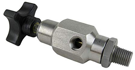 Titan 944-620 Bleed Valve Assembly, 1/4 in Compression Inlet, NPT Outlet, 2 Ports, Brass Body, Globe Valve, Sprayer Parts