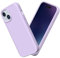 RhinoShield Case kompatibel mit [iPhone 15] | SolidSuit - Stoßdämpfende & schlanke Schutzhülle mit Premium Finish - 3.5 Meter Fallschutz - Violett
