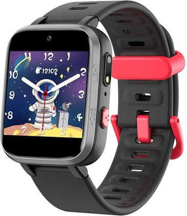 WILLFITME Smartwatch per Bambini, Orologio Intelligente con 15 Giochi, Musicale, Telecamera - Regalo per Ragazzi e Ragazze (Nero)