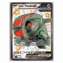 Pokémon – Iron Treads ex SVP 073 – Paldean Fates Black Star Promo – Shiny Pokémon – Ultra Rare Single Card
