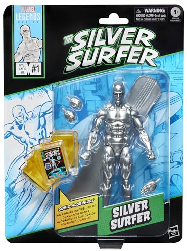 Hasbro Marvel Legends Series, Silver Surfer, action figure dei Fantastici Quattro